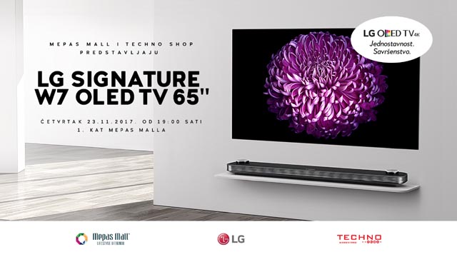 Mostar: Promocija LG Signature W7 OLED TV 65