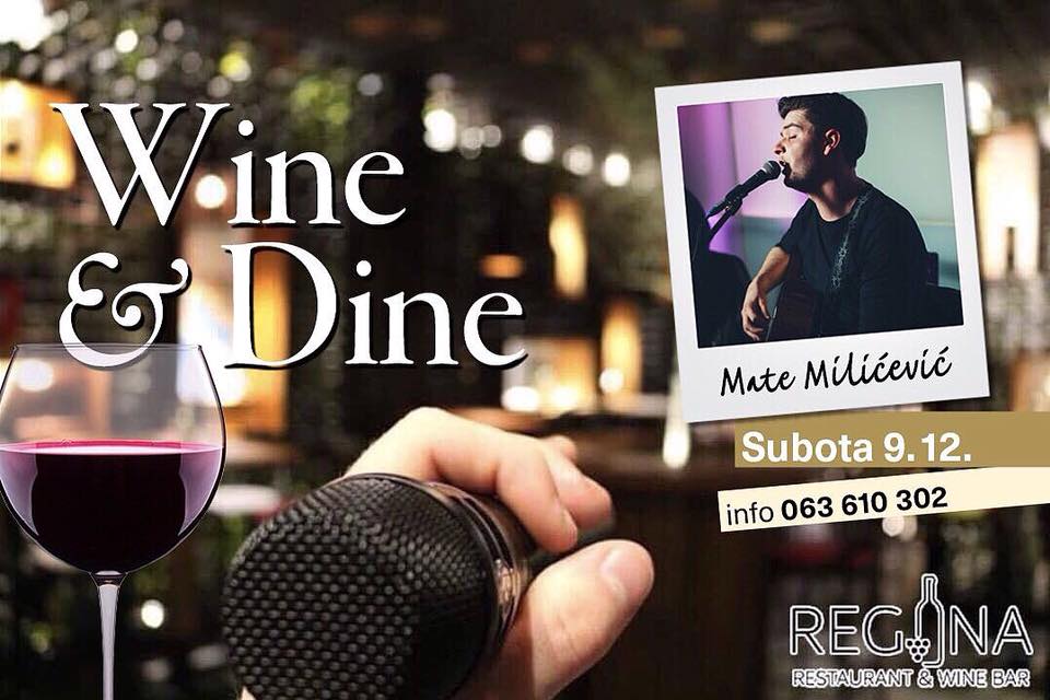 Restaurant & Wine Bar Regina Međugorje: Subota uz vrhunska vina i bogatu gastro ponudu