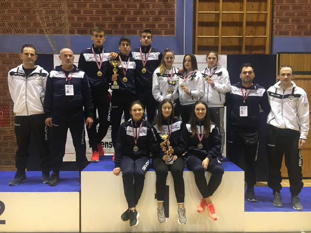 Karatisti iz Čitluka na Ekipnom prvenstvu Hrvatske osvojili tri medalje