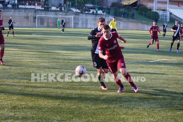 HŠK Zrinjski: Poraz juniora od FK Sarajevo 1:2
