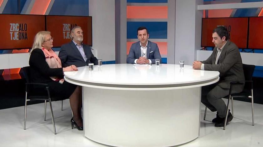 Naša TV: U Zrcalu tjedna gostovali Marin Topić, Zoran Krešić i Lidija Bradara
