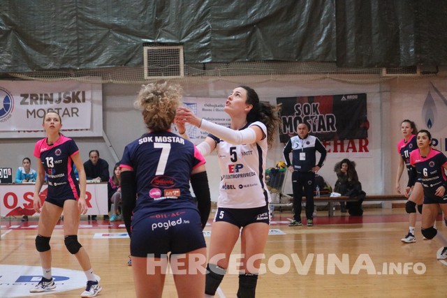 Odbojka: SOK Mostar - ŽOK Bimal-Jedinstvo 0-3