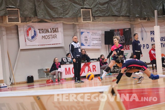 Odbojka: SOK Mostar - ŽOK Bimal-Jedinstvo 0-3