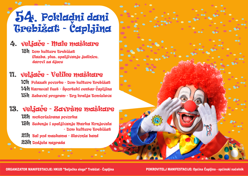 Sutra nastavak 54. pokladnih dana Trebižat – Čapljina
