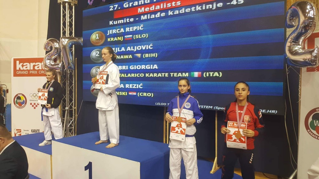 KK Zrinjski: Dora Rezić brončana u Samoboru na Grand prix Croatia