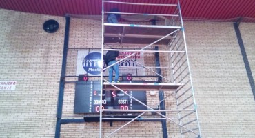 HKK Zrinjski uz potporu Unis Telekoma popravio semafor u dvorani na Bijelom Brijegu