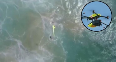 Prvi put u svijetu: Dron spasio dvojicu tinejdžera od utapanja