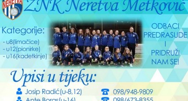 ŽNK Neretva: Upisi u tijeku