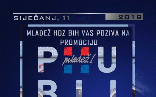 Najava  promocije publikacije Mladeži HDZ-a BiH