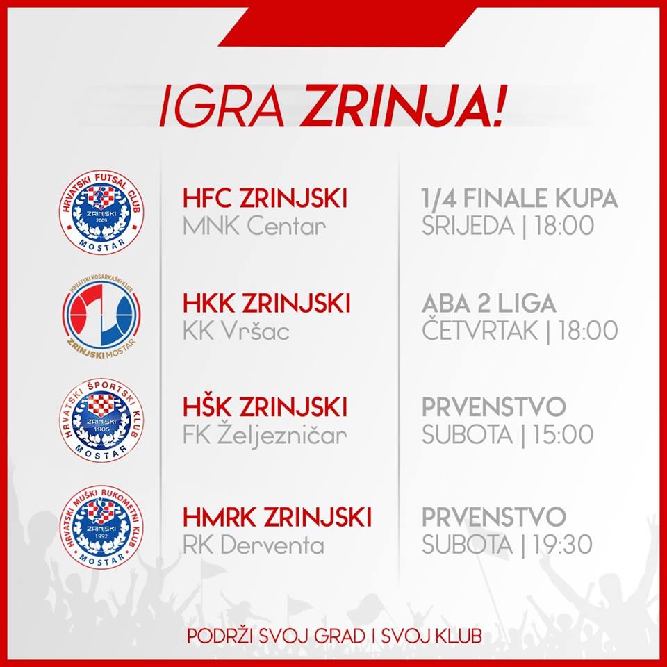 HMRK Zrinjski: Podrži svoj klub i svoj grad