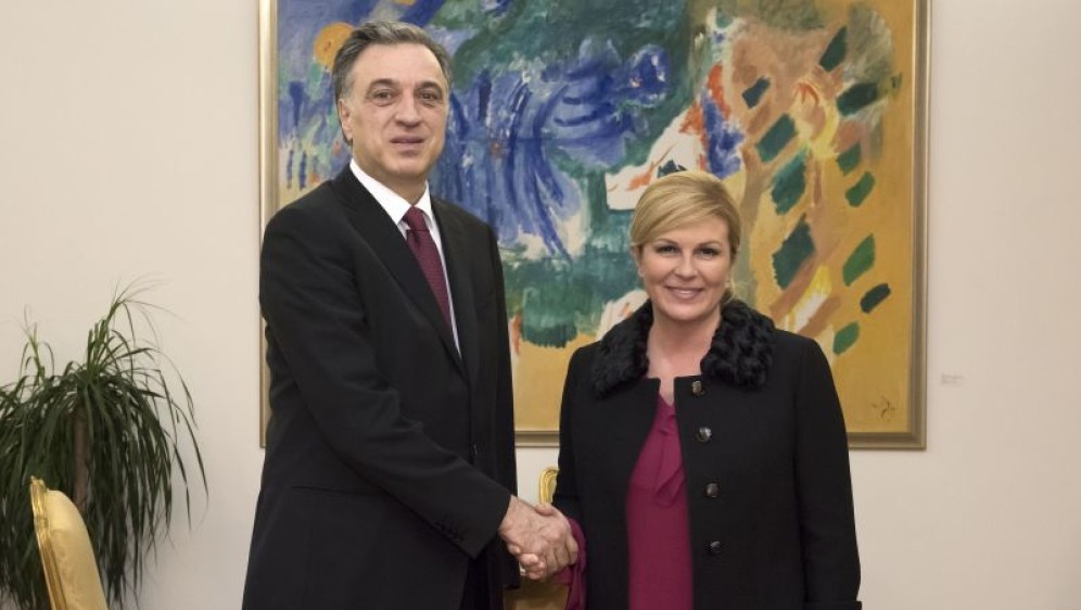 Grabar-Kitarović s crnogorskim predsjednikom Vujanovićem
