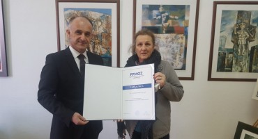 FPMOZ: Prof. Snježana Musa primila zahvalnicu za dugogodišnji rad 