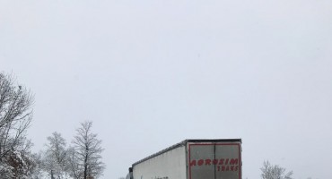 Kolona šlepera napravila zastoj na putu Rama - Tomislavgrad