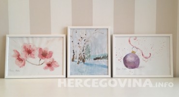 Mlada slikarica iz Mostara Lana Bilić: Svoju najdražu sliku posvećujem mami i tati