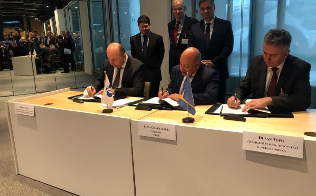  Potpisivanje Memoranduma o razumijevanju između Federalnog ministarstva prometa i komunikacija i Europske banke 