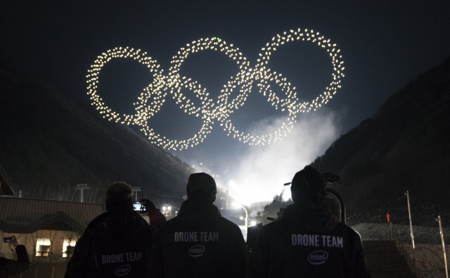 Svjetski rekord na otvaranju: 1200 dronova oblikovalo olimpijske krugove