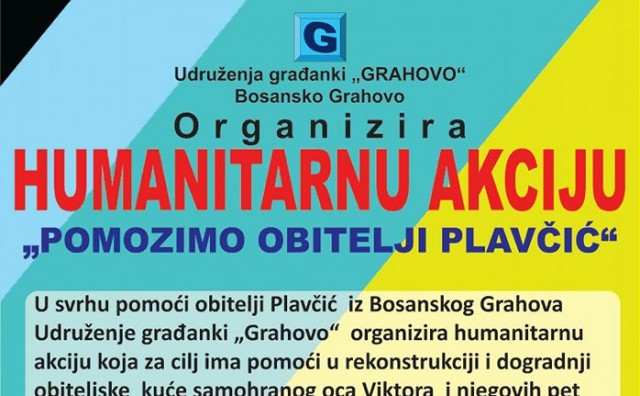 Humanitarna akcija 'Pomozimo obitelji Plavčić iz Bos. Grahova'