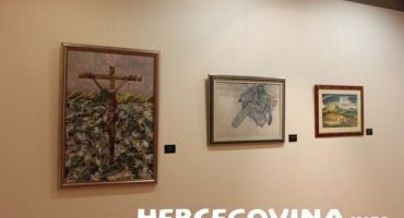 Kardinal Vinko Puljić u Galeriji Aluminij otvorio izložbu s relikvijarom Svetoga križa