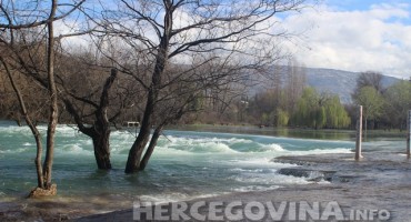 Proglašene redovne mjere obrane od poplava za dijelove Hercegovine