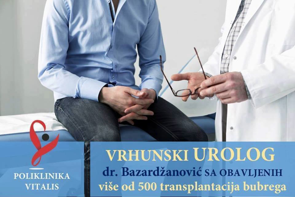 ZBOG VELIKOG ODAZIVA PACIJENATA DR. BAZARDŽANOVIĆ DOLAZI PONOVNO U POLIKLINIKU VITALIS