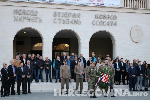 Mostar: Svečano obilježena 26. obljetnica utemeljena HVO-a