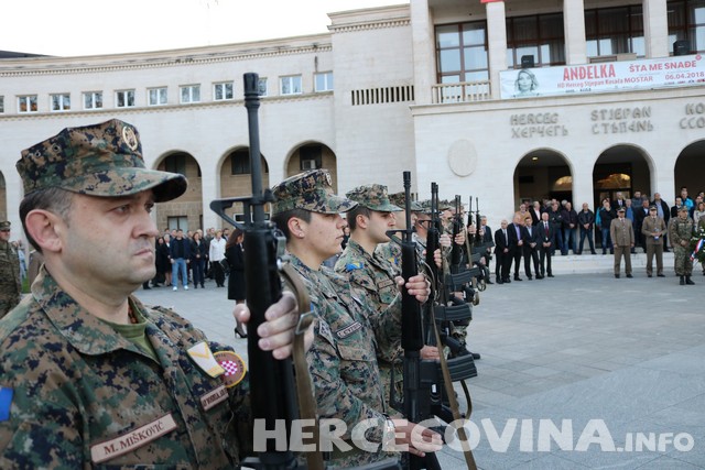 Mostar: Svečano obilježena 26. obljetnica utemeljena HVO-a