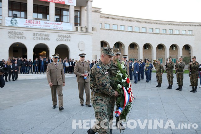 Mostar: Svečano obilježena 26. obljetnica utemeljena HVO-a