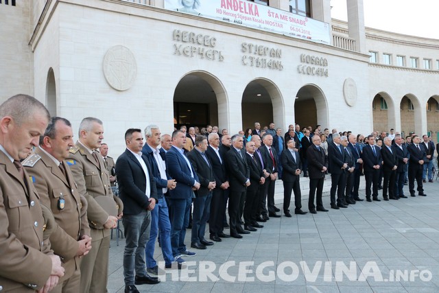 Mostar: Svečano obilježena 26. obljetnica utemeljena HVO-a