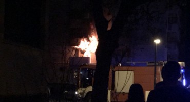 Mostar: Izgorio stan u  Ulici hrvatske mladeži