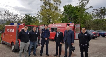 Na Buni održan sastanak Dobrovoljnog vatrogasnog društva Buna s predstavnicima Županije HNŽ-a i Grada Mostara.