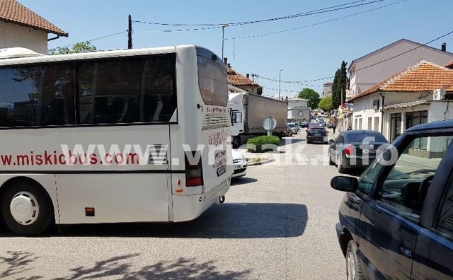 Zastoj u Grudama: Miškić bus zbog kvara blokirao promet