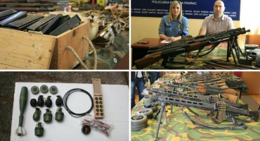 Rambo iz Brestovca: Kod dede (78) su pronašli arsenal oružja 