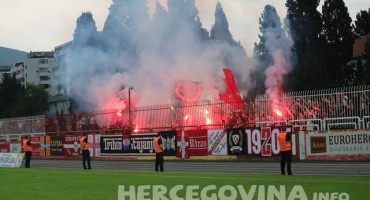 HŠK Zrinjski: Veličanstven vatromet Ultrasa