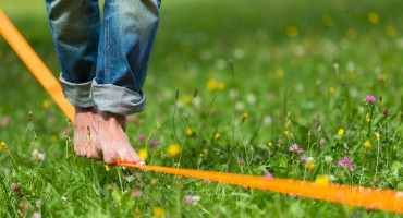 Slackline ili gurtna za hodanje: stotinu dobrih stvari krije se u jednoj traci