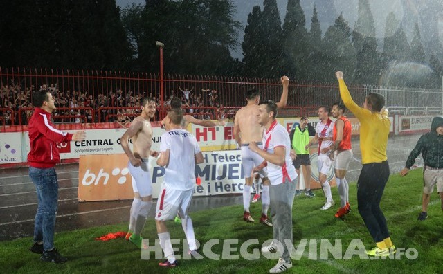 Stadion HŠK Zrinjski, slavlje, Mladež HDZ-a BiH, Stadion HŠK Zrinjski