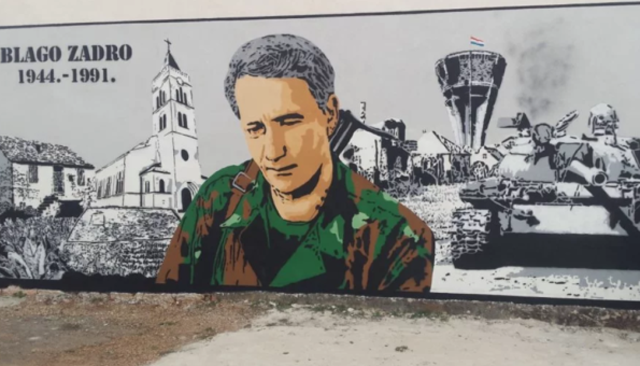 Vukovarskom heroju Blagi Zadri prekrasan mural u Grudama