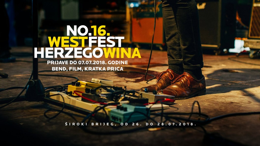 West Herzegowina Fest: Tražimo pjesme, filmove i priče po 16. put