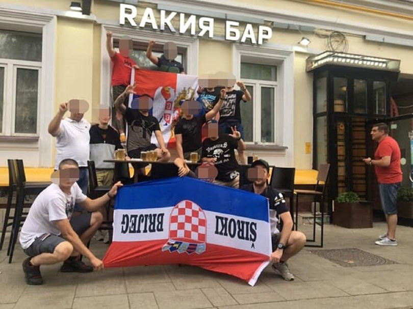 Srpski navijači napali hrvatske: Pala zastava Širokoga Brijega!