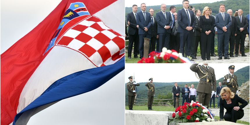 Hrvatska slavi Dan državnosti: Predsjednica i premijer položili Vijence na Mirogoju i Oltaru domovine
