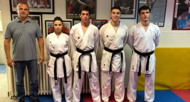 Četiri majstora karatea za karate klub Široki