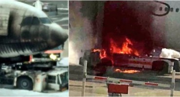 Gori na jednom od najvećih aerodroma u Europi: Zrakoplov Lufthanse zahvatila vatrena stihija