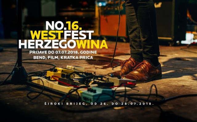 West Herzegowina Fest: Tražimo pjesme, filmove i priče po 16. put
