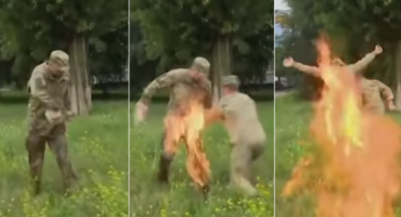 Radikalan potez: Vojnik se zapalio jer je ilegalno dobio otkaz