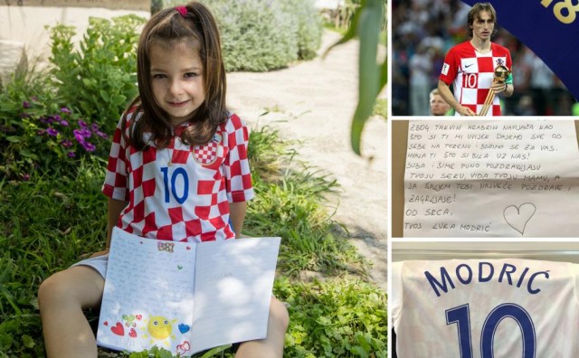 Luka Modrić, pismo