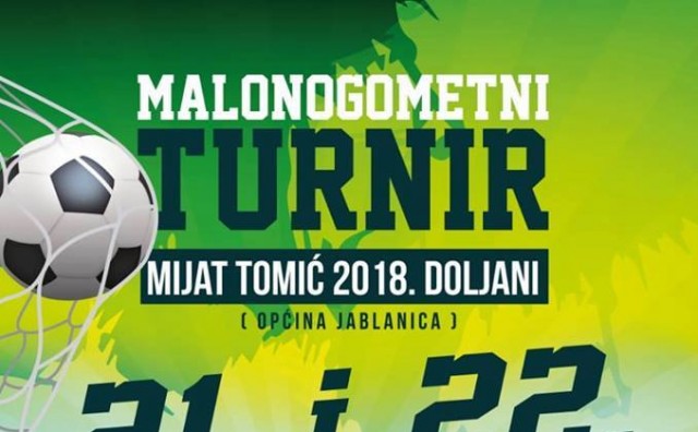Veliki malonogometni turnir Mijat Tomić Doljani 2018.