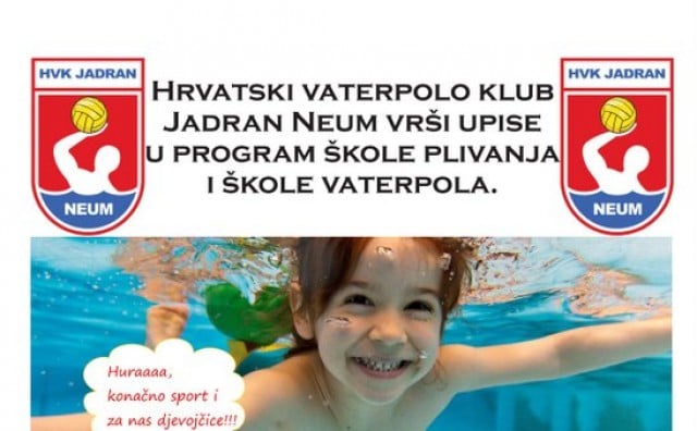 HVK Jadran Neum, škola plivanja