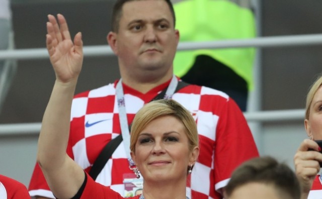 Kolinda Grabar Kitarović, Vladimir Putin, Svjetsko nogometno prvenstvo