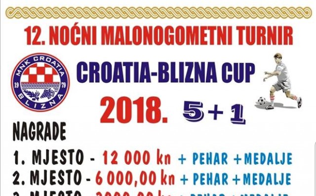 12. noćni malonogometni turnir Croatia Blizna kup