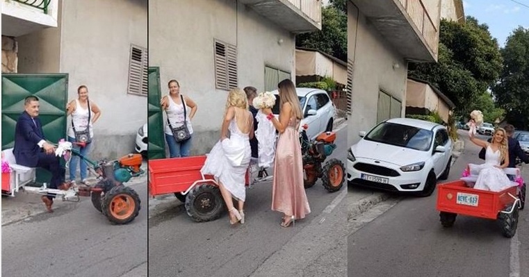 Pogledajte kako je ovaj Dalmatinac predao mladu budućem zetu: bezvremenska freza postala kočija