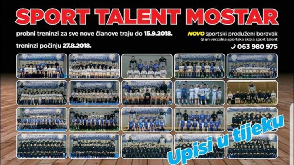 SPORT TALENT Upis novih članova!